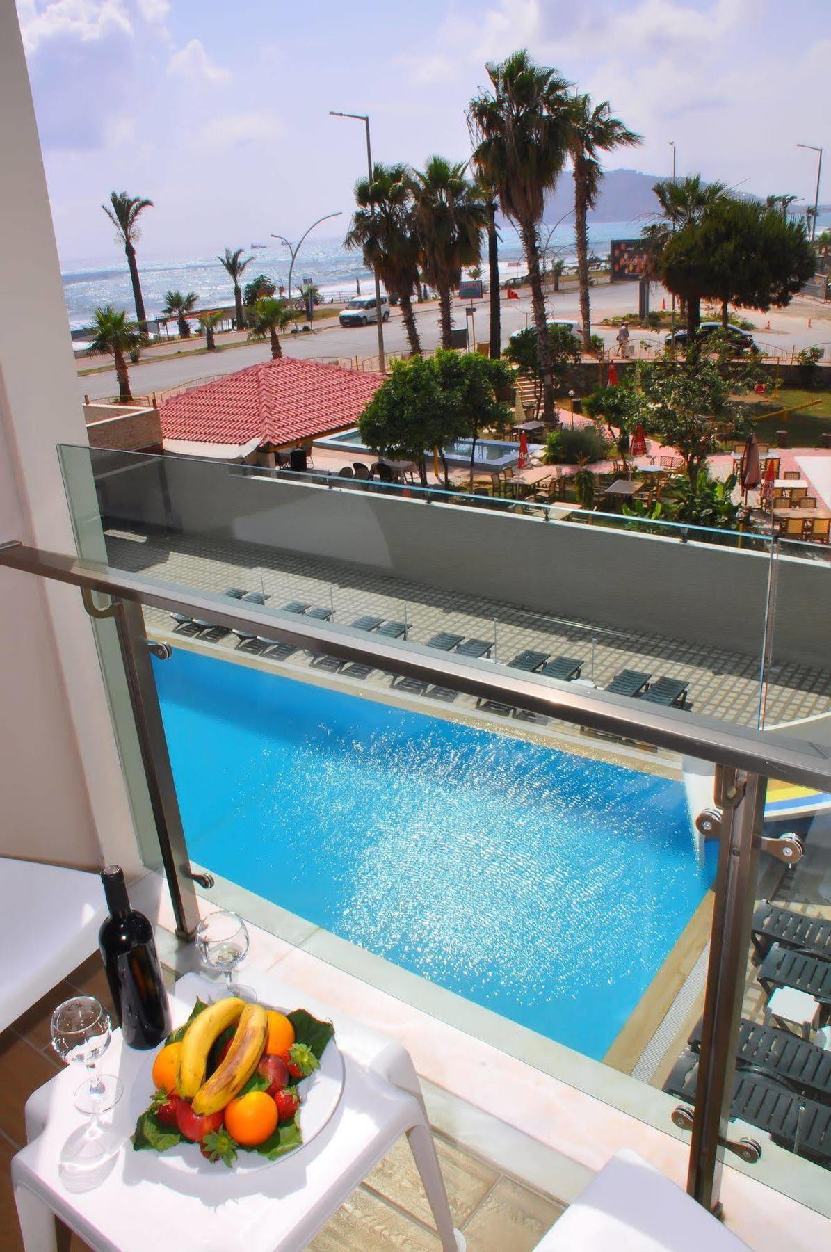 Grand Bayar Beach Hotel Alanya Bagian luar foto